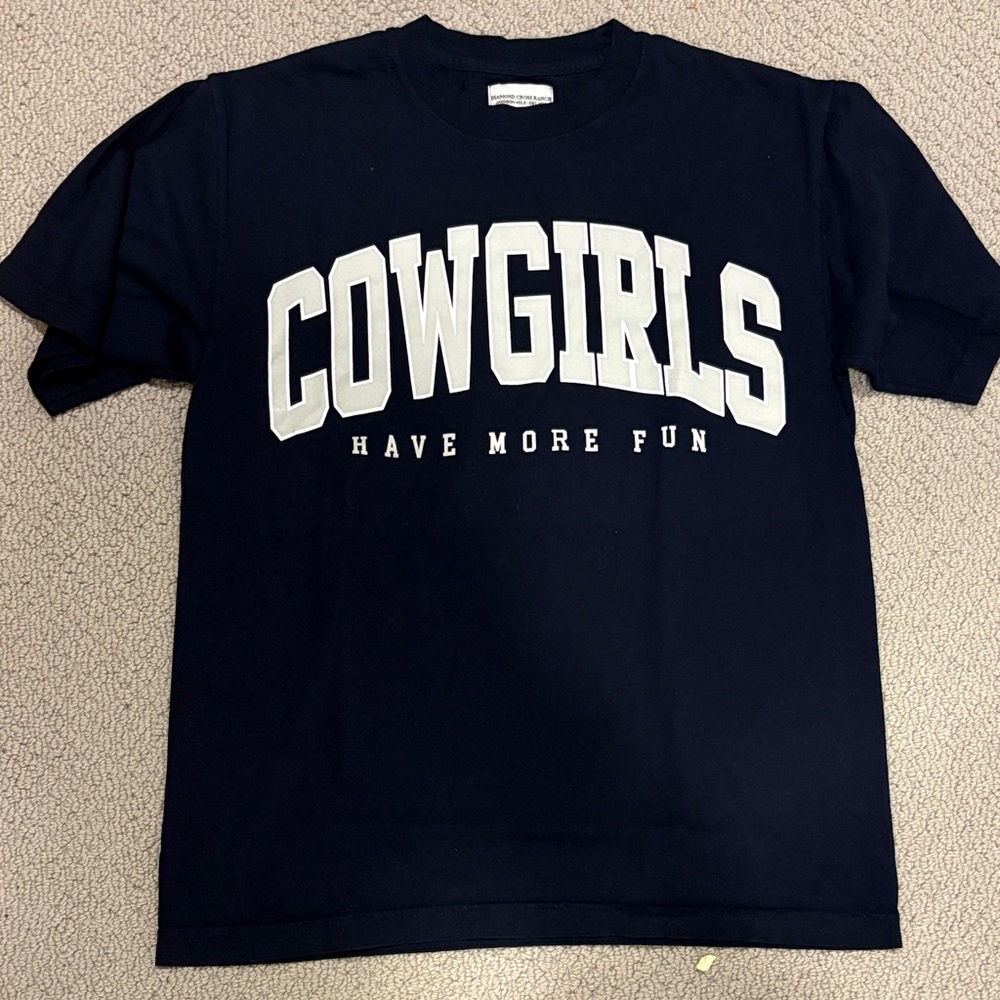 Cowgirls Black Short Sleeve Tee